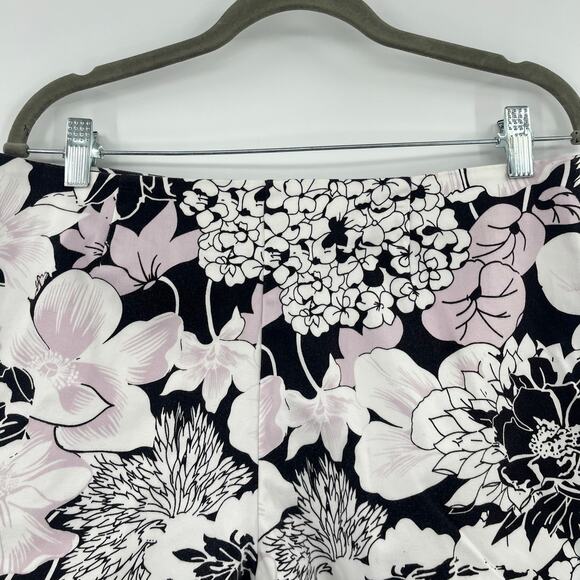 Cache Floral Y2K Skorts Sz 10 Tropical Couture Preppy Skirt Shorts Resort Garden - Picture 6 of 9